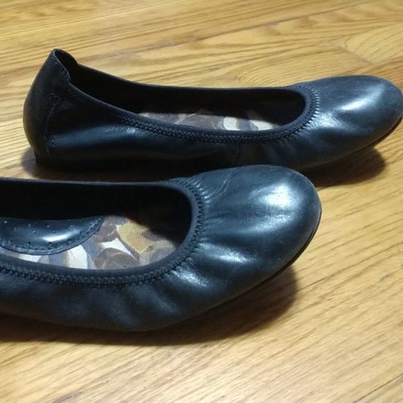 Born Julianne Black Leather Flat Size 6 - Picture 8 of 14
